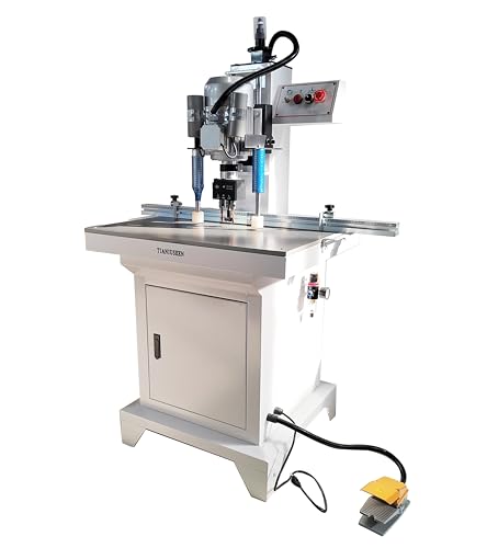 Tianiuseen Pneumatic Hinge Boring Drilling Machine Hinge Machine Single Head Woodworking 110V