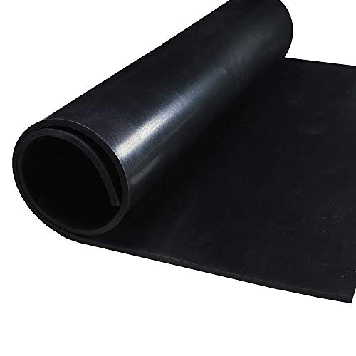 TORRAMI Neoprene Rubber Sheet Roll 3/16" (.187") Thick x 18" Wide x 24" Long for DIY Gaskets, Pads, Seals, Crafts, Flooring,Cushioning of Anti-Vibration, Anti-Slip