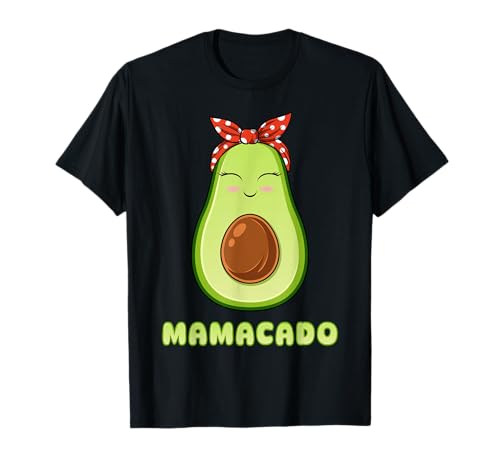 Avocado Mom Funny Mommy Avocado Lover Cute Women Mamacado T-Shirt