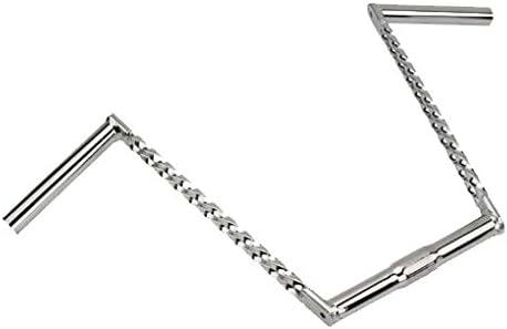 Alta 12" Rise Square Twisted 25.4mm Bike Handlebar, Multiple Styles.