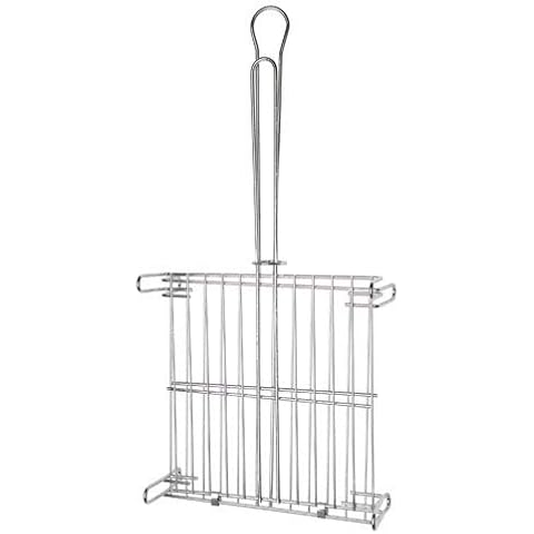 Parrilla Barbacoa Doble 50x50cm Cromada Cover