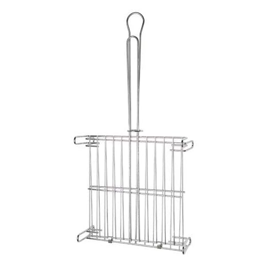 SATURNIA 8160132 Parrilla Barbacoa Doble 50x50 cm
