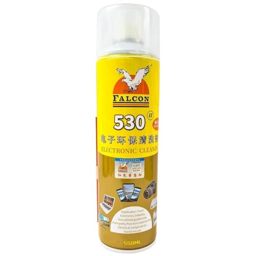 Image of Falcon 530 Electronic Cleaner 550ml - Powerful Electronics Cleaning Solution | Safe for Delicate Components