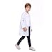 TopTie Kids Lab Coat Scrubs Childrens School Scientists Doctor Role Play Halloween Costume-White-10/12