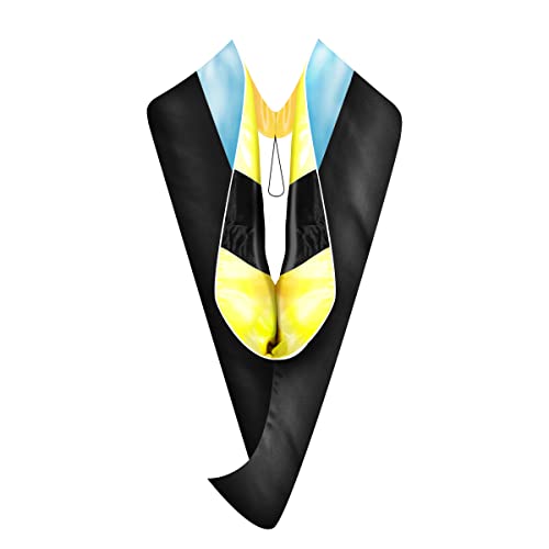 GRADWYSE Education Master Hood - Light Blue (Gold/Black)