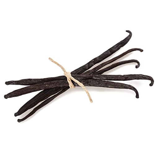 Sri Lankan Vanilla Beans Whole Grade A Vanilla Pods for Homemade Vanilla Extract, Baking, Ice Cream, Flavoring, & Vanilla Powder (10 Pack)