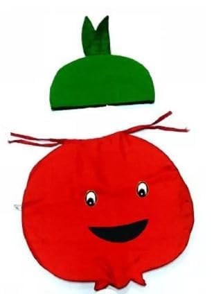 EthnicAlive Smiley Fruit and Vegetable Cosplay Costume Outfit For Kids Girls, Boys Partys | Halloween Fruits Dress (3 Year To 4 Year, Red) (B0D4M612LH) Amazon Price History, Amazon Price Tracker