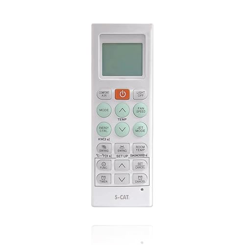 Image of S-CAT Compatible with LG AC Remote Control Model AKB73975614 AKB73975615 (No Backlight) Suitable for 1 1.5 2 Ton Split & Window AC (Model 36 H)