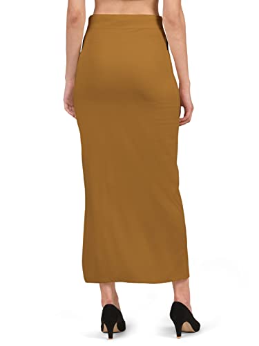 Image of Mehrang Stretchable Saree Shapewear Petticoat for Women, Cotton Blended,Petticoat,Skirts for Women,Shape Wear Dress for Saree
