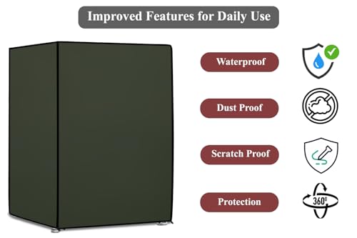 Image of The Furnishing Tree Washing Machine Cover Military Compatible for Bosch 8 Kg Fully-Automatic Front Loading WAJ28262IN - D x W x H : ( 66x61x88.9 CM )