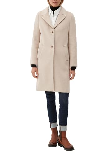 s.Oliver Damen 120.12.209.16.151.2116815 Mantel langarm, beige melange...