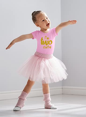 Image of 2nd Birthday Outfits for Toddler Girls im Two Cute Shirt Girl 2 Years Old Second Birthday