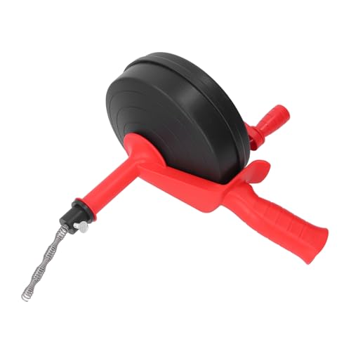 Fabater Drain Auger, Plumbing Pipe Unblocker Clog Remover for Kitchen Bathroom Shower Sink, Heavy Duty Flexible Plumbing Snake Drain Cleaning Tool with Drill Adapter, 2 Usage Modes