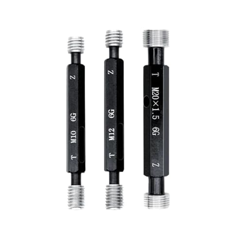 1PCS 6G M0.8-M30 Steel Mer-cury Gage Metric Standard Teeth Thread Plug Gauge Wholesale M1M4M6M8M10-M30 Measure Tool(M1.7X0.35-6G) miniatura 1