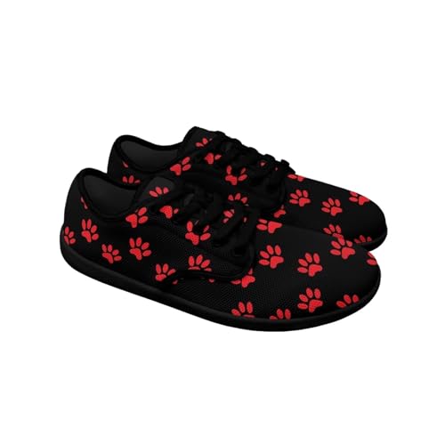 Binienty Women Barefoot Dress Shoes Casual Lace-up Tennis Walking Shoes Comfortable Flat Sneakers Workout Footwear4