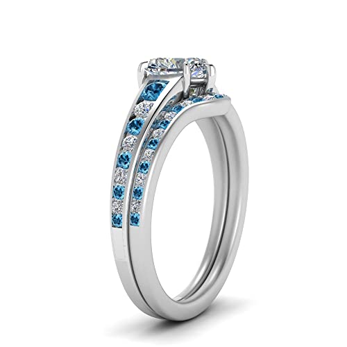 Image of Choose Your Gemstone Graduated Channel Setting Diamond CZ Wedding Sterling Silver Heart Shape Wedding Engagement Birthstone Stackable Ring Size US 4 to 12