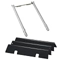 Spirit II e-210 Grill Replacement Parts for Weber Spirit II E-210 E220 S210 S220 GS4 200 with Front Control, Flavorizer Bars 15.3 Inch and 69785 67024 Burner 18 inch for Weber Spirit 2 Grill Parts