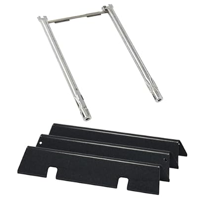 Spirit II e-210 Grill Replacement Parts for Weber Spirit II E-210 E220 S210 S220 GS4 200 with Front Control, Flavorizer Bars 15.3 Inch and 69785 67024 Burner 18 inch for Weber Spirit 2 Grill Parts