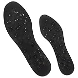 Nikken 1 mSteps Insoles with Acupressure Massage Nodes, 20213, Women Shoe Sizes 5 to 9, Pair, Cut to Fit, Magnetic Therapy, Improve Blood Circulation, Kenko