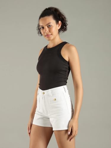 Image of Slim Fit Cotton Crew Neck Tank Top