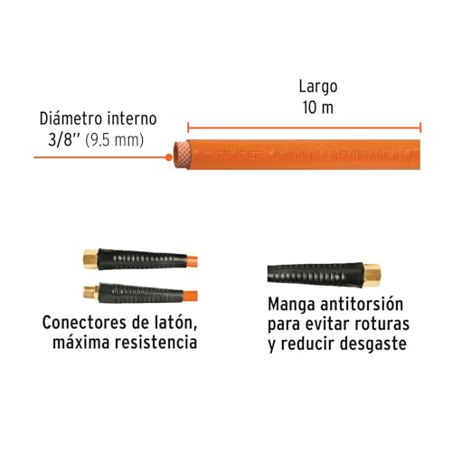 Manguera para compresor de aire 3/8 4 Imagen adicional
