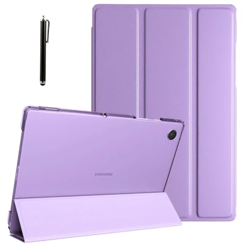 ProElite Cover for Samsung Galaxy Tab A9 Plus 11 inch Case Cover, Smart Flip Case Cover for Samsung Galaxy Tab A9+ 11 inch Translucent Back with Stylus Pen, Lavender ProElite Cover for Samsung Galaxy Tab A9 Plus 11 inch Case Cover, Smart Flip Case Cover for Samsung Galaxy Tab A9+ 11 inch Translucent Back with Stylus Pen, Lavender