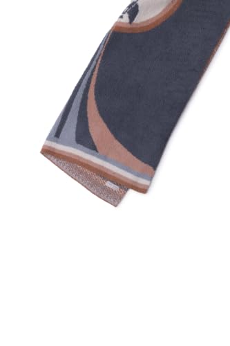 Image of Barefoot Dreams CozyChic Spaceship Stroller Blanket, Shadow Blue Mulit, 30 inchx40 inch