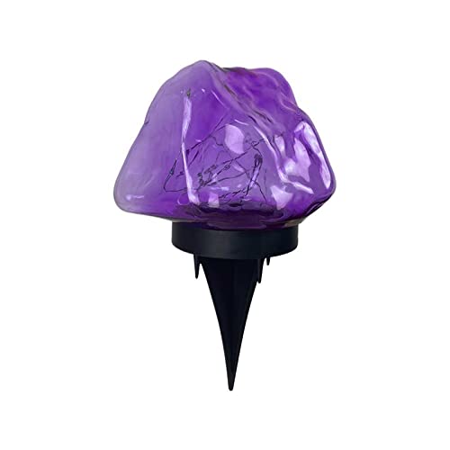 Lampe décorative coquillage violet pour illuminer votre jardin de mille feux