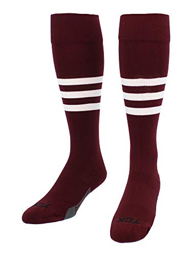Image of Baseball & Softball Socks | USA Made Dugout Series Striped | Over the Calf | Sizing for Youth Boys, Girls, Men, & Women's