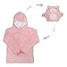 Felpa con cappuccio per bambini e animali domestici per ragazze e ragazzi, peluche si trasformano in felpa con cappuccio oversize con tasca gigante, maglione, H. Rosa Gog, 3-10 Anni