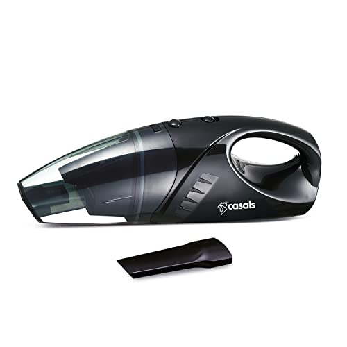 Casals VAC-100 - Aspirador para Coche, 100W, 12V, succión 2,5Kpa, Accesorios incluidos, Cable de 4...