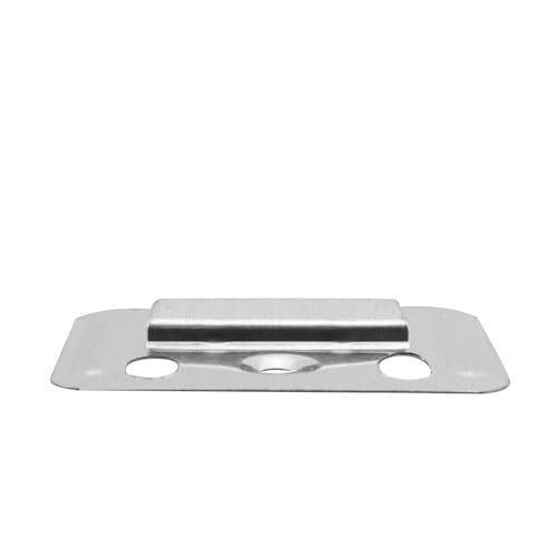Image of 50PCS PVC Buckle Stainless Steel Wall Mounting Clips Clip Fixing Plate Wall Buckle Interlocking Hanging Bracket Couch Clips Wall Panel Fixings Furniture Fixings Hanger Wall Panel Clips