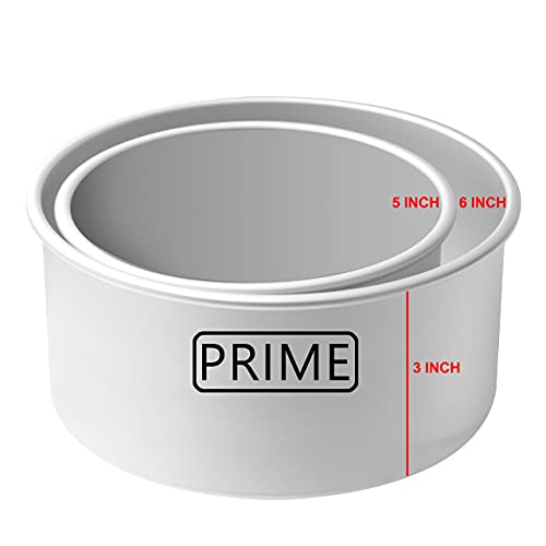 Image of Prime Bakers and Moulders Aluminium Mini Cake Baking Mould Set of 2