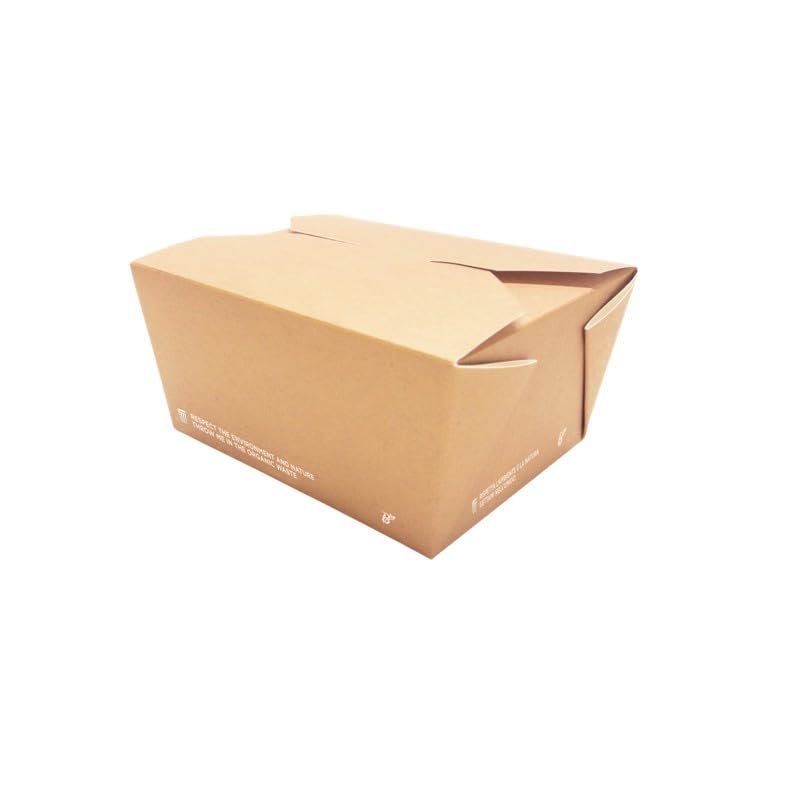 Boîte Alimentaire Carton Biodégradable 100x90 mm - SDG - Lot de 260