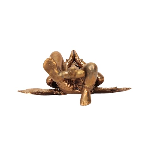 Image of Brass Garuda Idol Mini Murti for Home Temple, Office & Car Dashboard | Garuda Statue for Vishnu Pooja, Spiritual Decor & Gifting