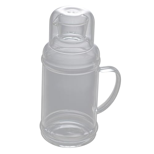 MUELODSIC Jarra de Vidrio Transparente para Agua Fría Resistente Altas y Temperaturas Gran Capacidad para Hogar Hotel y Oficina Diseño Elegante y Antideslizante para Fiestas y Reuniones