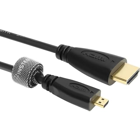 USAMS Micro HDMI (Type D) to HDMI (Type A) Cable- 6 Feet Cover