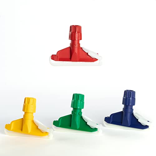 Efase Pince à serpillère industrielle plate en coton 400 g (couleurs assorties)