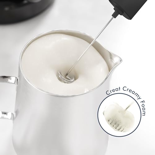 Powerful Milk Frother with Self-Stand Design, Handheld Foam Maker Mini Whisk Drink Mixer for Coffee, Cappuccino, Latte, Matcha, and Hot Chocolate image 3
