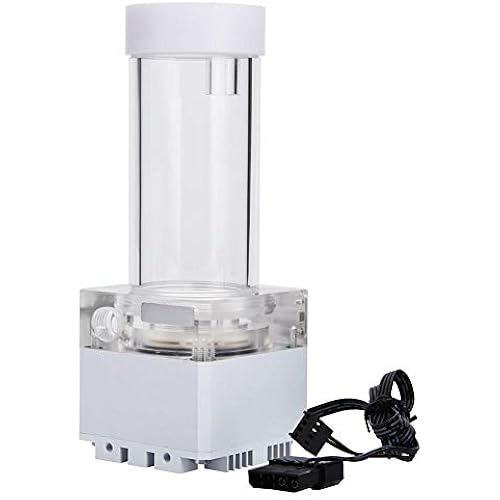 Pump/Reservoir Combo Water Cooling Kit, 800L/H PC Water Cooling Integrated Mute, G 1/4" Thread Port PC CPU Water Cooling System Heat Exchanger Tool for Water