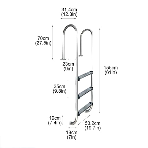 Barandal para Piscina de Acero Inoxidable miniatura 2