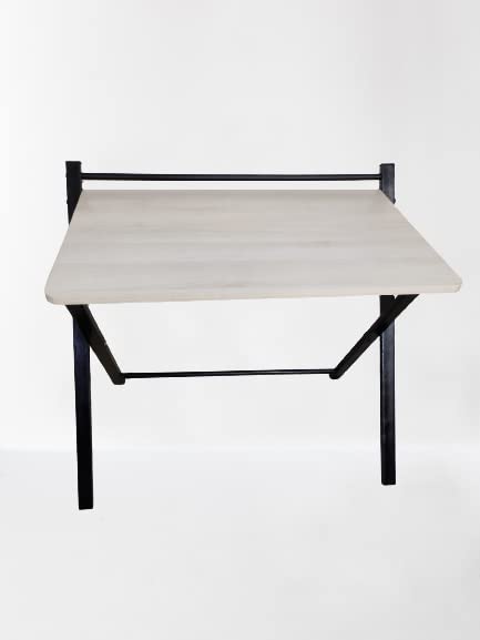 SUNNYCRAFT Engineered Wood Foldable Study Desk Study Desk/Multipurpose Table/Computer Desk/Desk Table/Work Desk/Foldable Table/wfh Essential White (SC-5C)
