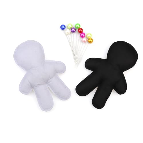 rainbowstar 2 Pack Muñeca Vudú con Alfileres para Adultos miniatura 1