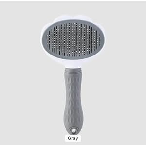 Pet-Hair-Brush-for-Small-Dogs-and-Cats-Long-Handle-Lightweight-Gray-grey - Cucciolini Doodles   Pet-Hair-Brush-for-Small-Dogs-and-Cats-Long-Handle-Lightweight-Gray-grey