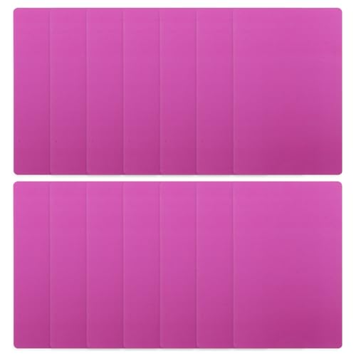 Abaodam 15個 空属名片板 薄型 アルミ製昇華印刷対応 名刺用プリント用属カード 軽量携帯可能 ビジネス会員カード適用 精密彫刻熱転写技術採