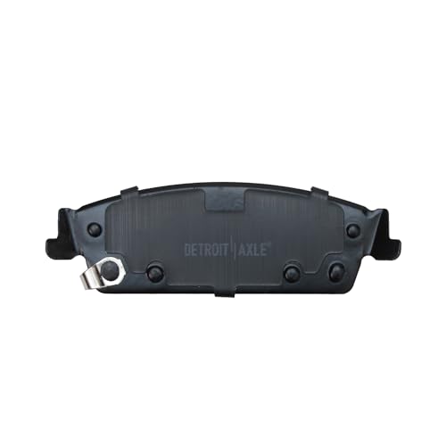 Image of Detroit Axle - Rear Ceramic Brake Pads for 2014-2018 Chevy Silverado 1500 | GMC Sierra 1500, 15-20 Tahoe Yukon Suburban Cadillac Escalade ESV, 2019 Silverado 1500 LD Sierra 1500 Limited Brake Pads