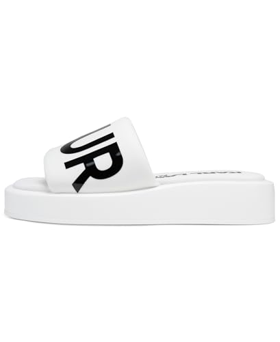 Image of KARL LAGERFELD womens Opal Bonjour Platform Sandal | Casual Sandals