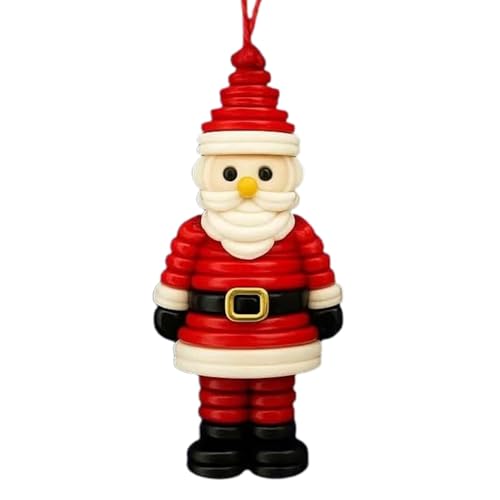 Weihnachtsbastelset mit Knöpfen, 4-teiliges DIY Weihnachtsschmuck Set...