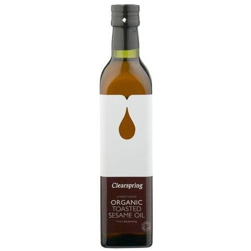 CLEARSPRING BIO OLIO DI SESAMO TOSTATO 500ML (confezione da 2)