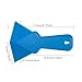 4 Pcs Drywall Trowel Plastic Inside Corner Trowel Tool,6.77 x 4.2 inch External and Internal Corner Trowel,Stucco Trowel,90 Degree Spackle Scraper Tool for Floor Wall Ceramic,Building Scraping(Blue)